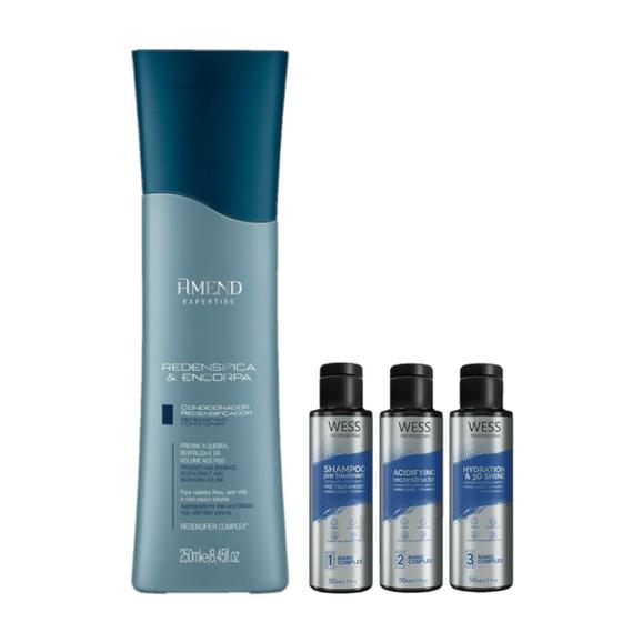 Imagem de Amend Cond Redensifica&Incorpora + Wess Kit NanoSelagem 50ml