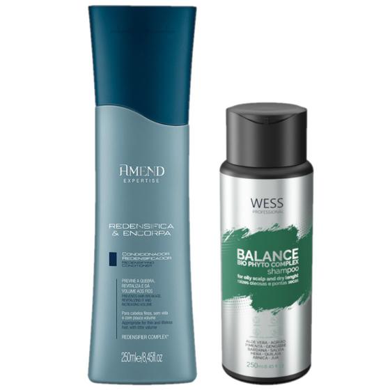 Imagem de Amend Cond Redensifica&Incorpora + Wess Shampoo Balance250ml