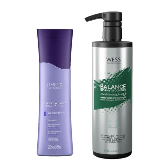Imagem de Amend Cond Specialist Blond 250ml +Wess Cond. Balance500ml
