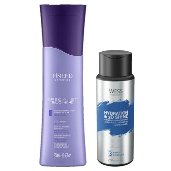 Imagem de Amend Cond Specialist Blond 250ml +Wess Nano Passo 3 - 250ml