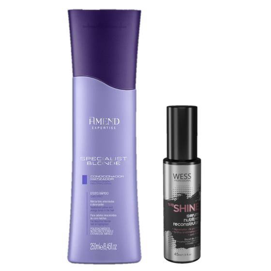 Imagem de Amend Cond Specialist Blond 250ml +Wess We Shine 45ml