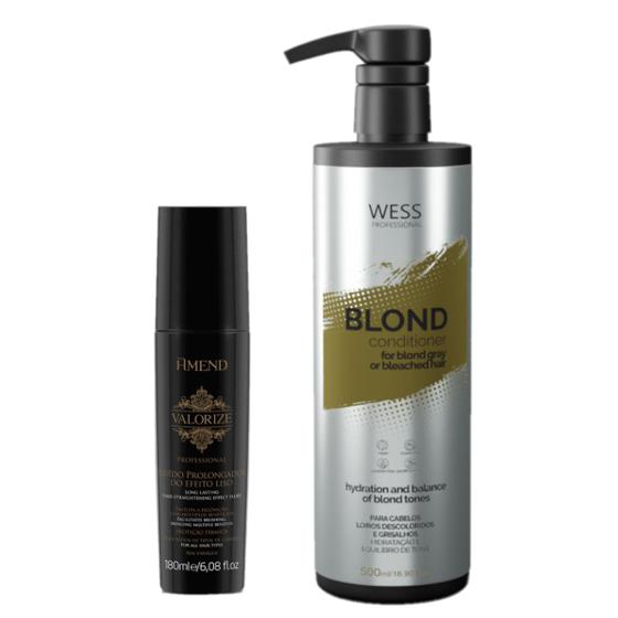 Imagem de Amend Fluido Valorize 180ml + Wess Cond. Blond 500ml