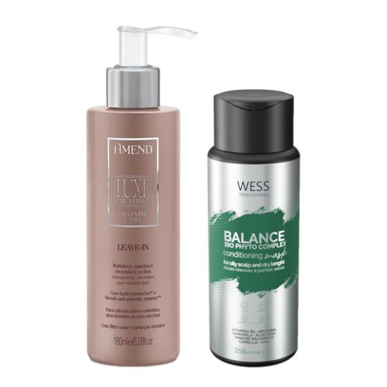 Imagem de Amend Leave-in Luxe Creations 180ML+Wess Cond. Balance250ml