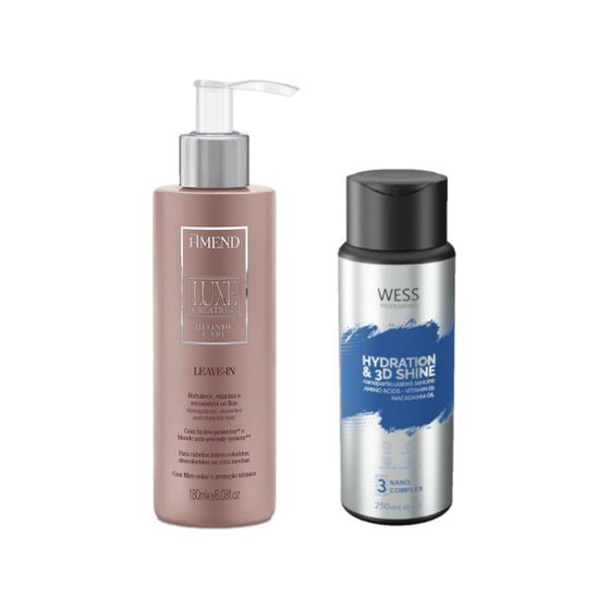 Imagem de Amend Leave-in Luxe Creations 180ML+Wess Nano Passo 3 - 250ml