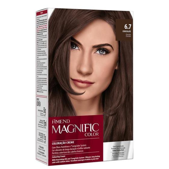 Imagem de Amend magnific color 6.7 chocolate - coloração 200g