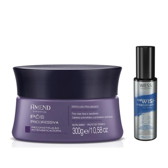 Imagem de Amend Máscara Pós Progressiva 300g + Wess We Wish 50ml