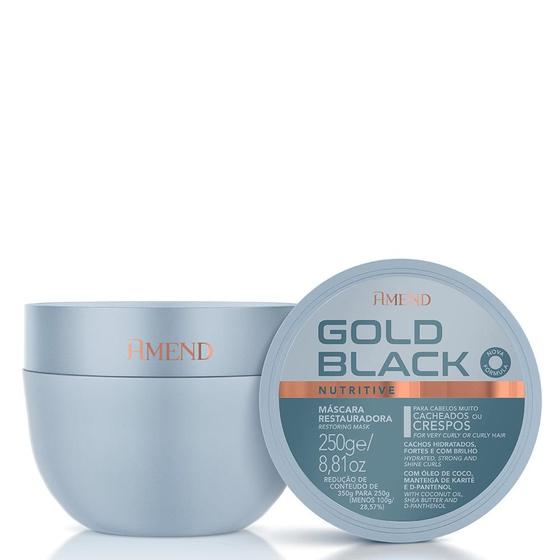 Imagem de Amend Máscara Restauradora Gold Black Nutritive 250g