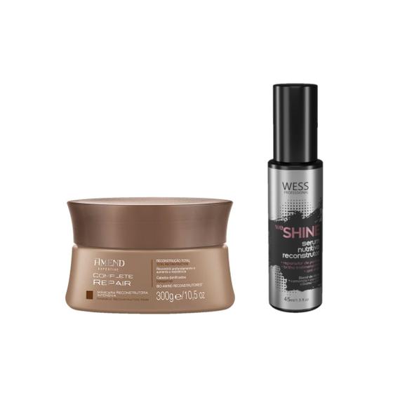 Imagem de Amend Mask Complete Repair 300g + Wess We Shine 45ml