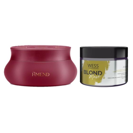 Imagem de Amend Mask Óleos Egipicios 300g + Wess Mask Blond 200ml