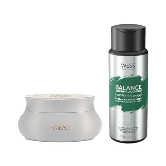 Imagem de Amend Mask Óleos Marroquinos 300g +Wess Cond. Balance250ml