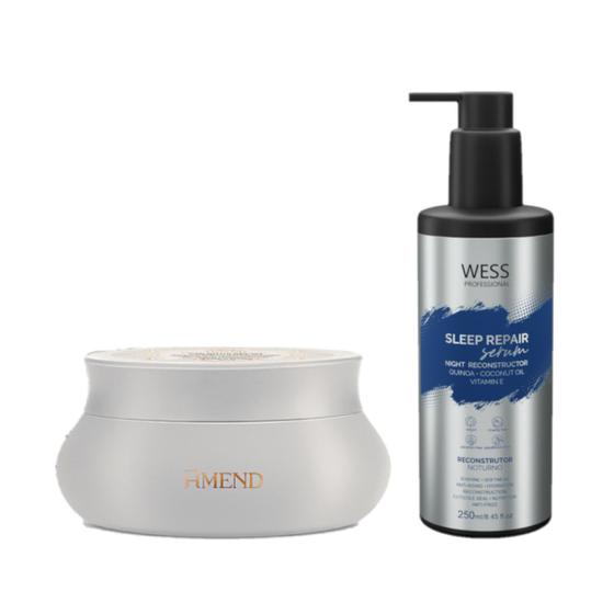 Imagem de Amend Mask Óleos Marroquinos 300g +Wess Sleep Repair 250ml