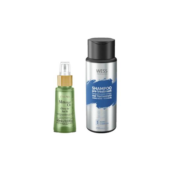 Imagem de Amend Millenar Óleo de Inchi 60ml +Wess Nano Passo 1 - 250ml