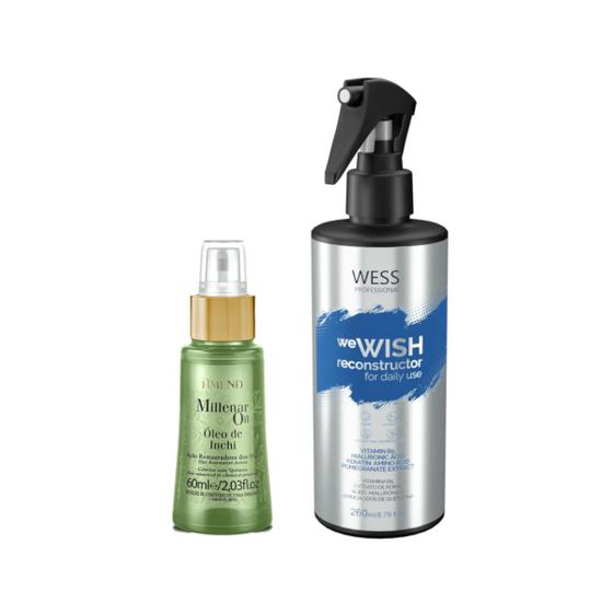Imagem de Amend Millenar Óleo de Inchi 60ml +Wess We Wish 260ml