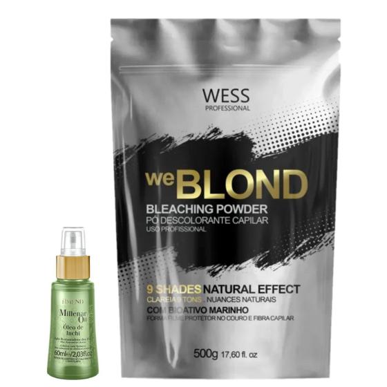 Imagem de Amend Millenar Óleo de Inchi 60ml +Wess WeBlond Pó Desc.500g