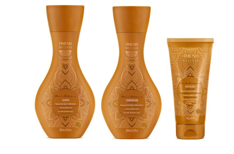 Imagem de Amend Millenar Óleos de Madagascar Shampoo e Condicionador e Balm Selante