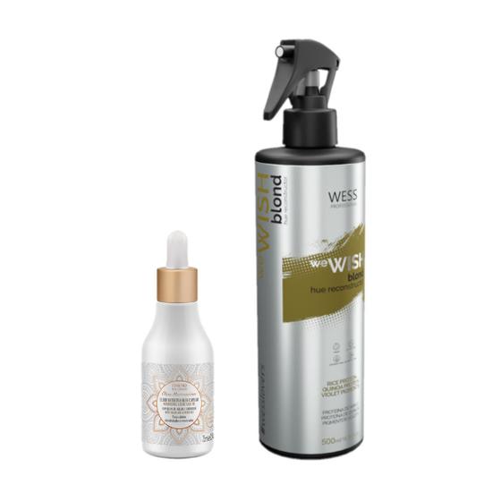 Imagem de Amend Óleo Marroquino 75ml + Wess We Wish Blond 500ml