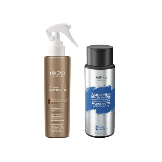 Imagem de Amend Queratina Repair 140ml + Wess Nano Passo 2 - 250ml