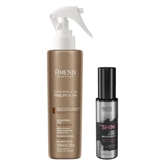 Imagem de Amend Queratina Repair 140ml + Wess We Shine 45ml