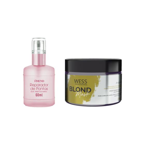 Imagem de Amend Reparador de Pontas 60ml + Wess Mask Blond 200ml