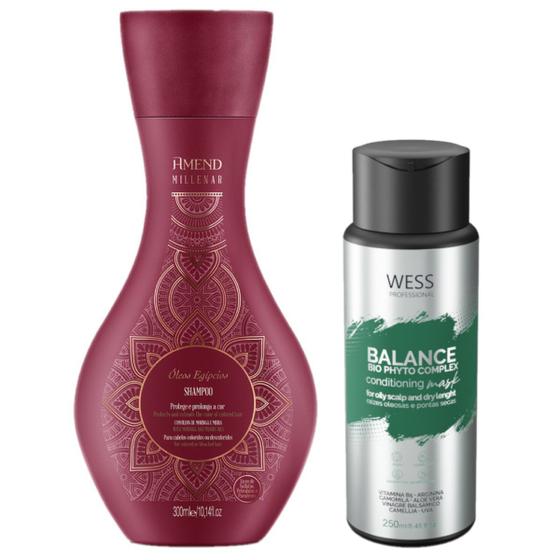 Imagem de Amend Sh Óleos Egipicios 300ml + Wess Cond. Balance250ml