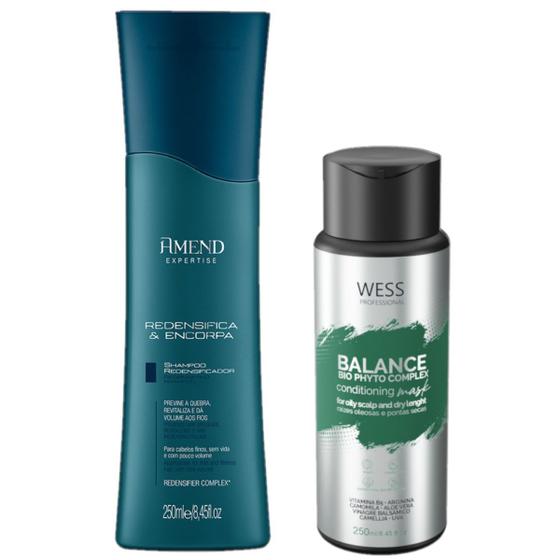 Imagem de Amend Sh Redensifica & Incorpora + Wess Cond. Balance250ml