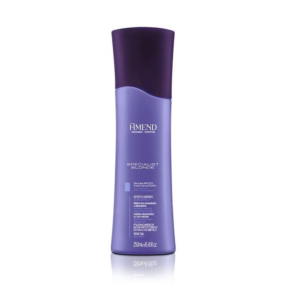 Imagem de Amend Shampoo Matizador Specialist Blonde - 250ml