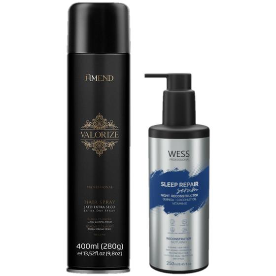 Imagem de Amend Spray Valorize 400ml + Wess Sleep Repair 250ml