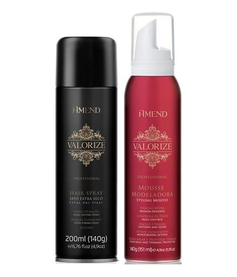 Imagem de Amend Valorize Spray Ultra Forte 200 ml e Mousse