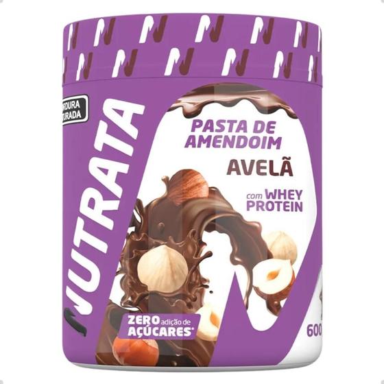 Imagem de Amendo Whey Pasta de Amendoim Tradicional 600g Nutrata