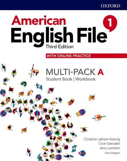 Imagem de AMERICAN ENGLISH FILE 1A - SB/WB - 3º ED