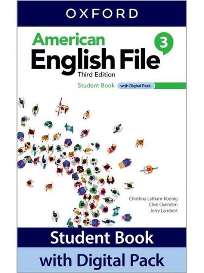 Imagem de American English File 3 - Student's Book With Digital Pack - Third Edition - Oxford University Press - ELT
