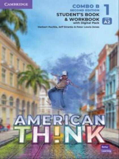 Imagem de American think 1b combo students book and workbook with digital pack - second edition