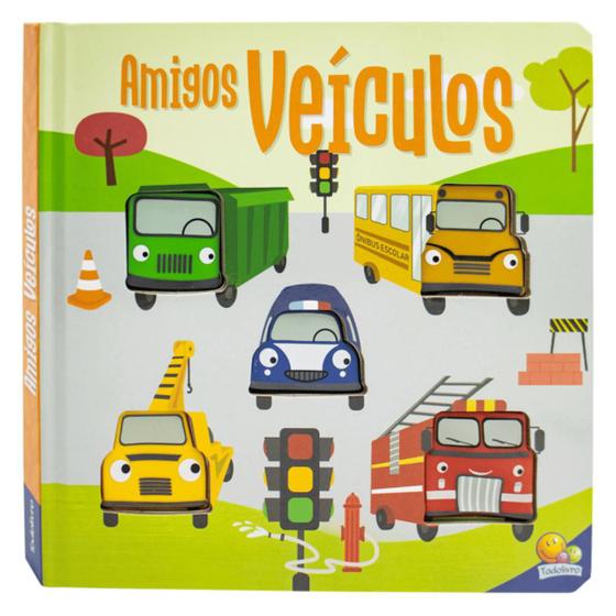Imagem de Amigos Barulhentos Livro Sonoro Infantil: Amigos Veículos