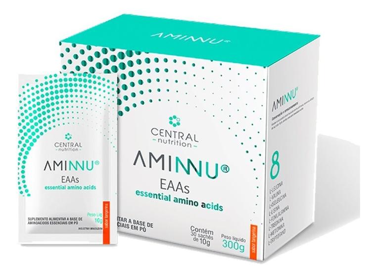 Imagem de Aminnu 10g Central Nutrition 30saches Aminoácidos Essenciai