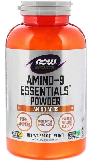 Imagem de Amino-9 Essentials Powder Now Sports Amino Acidos Em Pó 330g