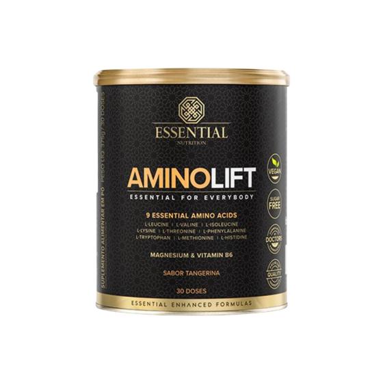 Imagem de Aminolift tangerina lata 375g/30ds essential aminoácidos essenciais vegano