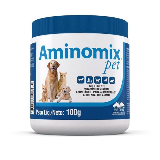 Imagem de Aminomix Pet Mini Suplemento Vetnil - 100g - 100g