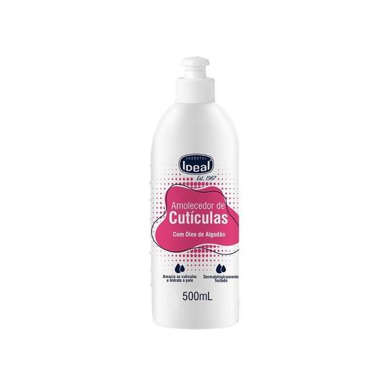 Imagem de Amolecedor De Cuticulas Ideal 500Ml Com Oleo De Algodao