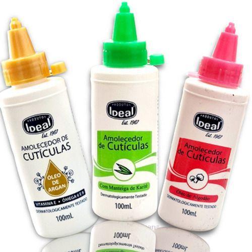 Amolecedor De Cutículas Ideal Argan + karite + algodao 100ml ...
