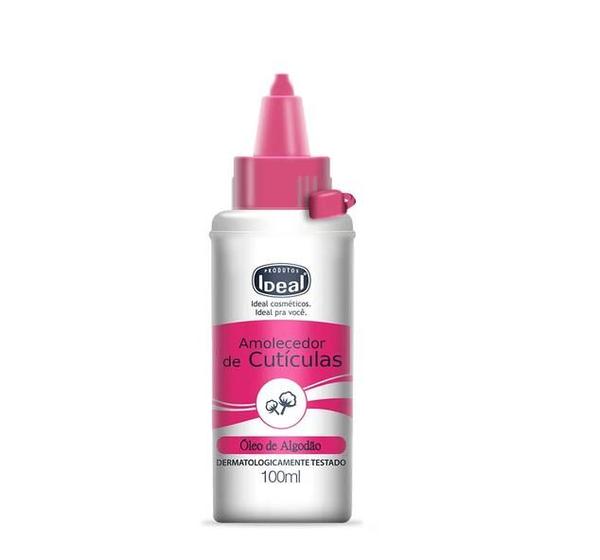Amolecedor de Cutículas Ideal com Óleo de Algodão 100ml Imagem de Amolecedor de Cutículas Ideal com Óleo de Algodão 100ml