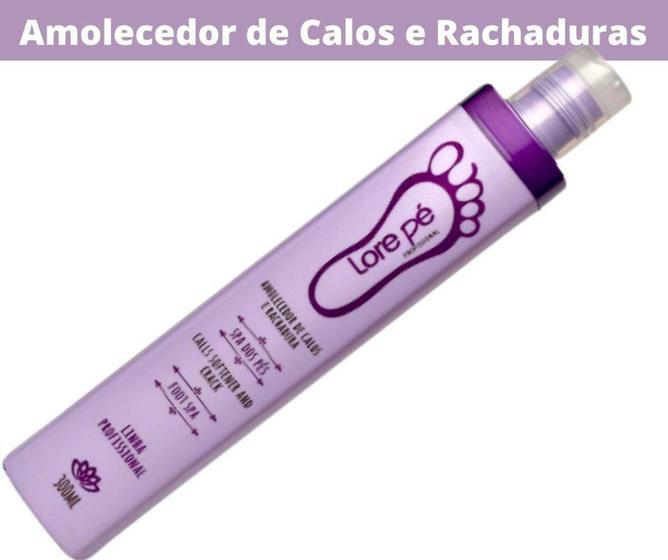 Amolecedor e Amaciante de Calos e Rachaduras Spa dos Pés 300ml Lore Pé ...