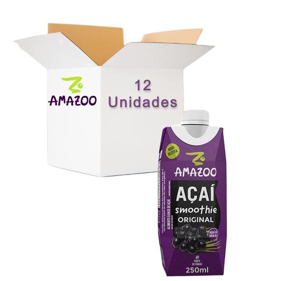 Imagem de Amoo Açaí Smoothie Tradicional 250Ml (12 Caixinhas)