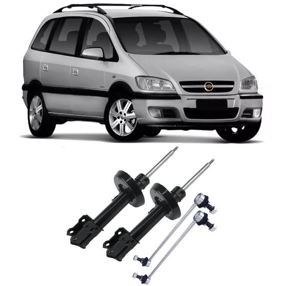 Imagem de Amortecedor + Bieleta Chevrolet Zafira Dianteiro 2001 Até 2012 O Par