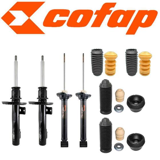 Amortecedor Gol G5 G6 Voyage (Kit 4 Amortecedores+Coxim+Batente+Coifa) Menor preço em Amortecedor Gol G5 G6 Voyage (Kit 4 Amortecedores+Coxim+Batente+Coifa)