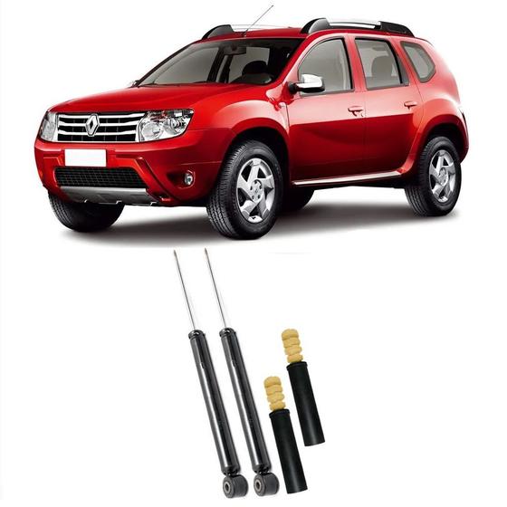 Amortecedor + Kit Batente Renault Duster Traseiro 2010 Até 2020 O Par Menor preço em Amortecedor + Kit Batente Renault Duster Traseiro 2010 Até 2020 O Par