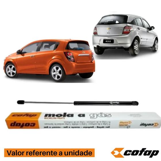 Amortecedor Mola A Gás Tampa Traseira - Agile 2009 A 2014 / Sonic 2012 A 2016 - 16533 Menor preço em Amortecedor Mola A Gás Tampa Traseira - Agile 2009 A 2014 / Sonic 2012 A 2016 - 16533