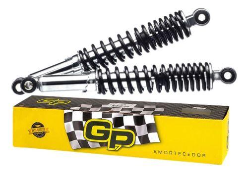 Imagem de Amortecedor Traseiro Cromado Gp7 (par) C/reg. Cg 125 00/08