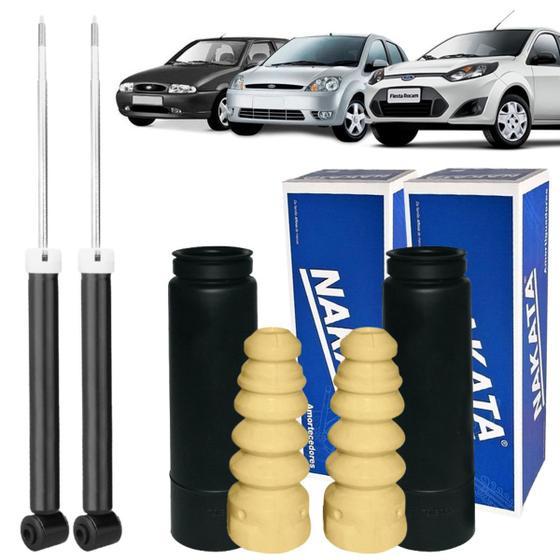 Amortecedor Traseiro Nakata + Kits Fiesta 2003 a 2014 Menor preço em Amortecedor Traseiro Nakata + Kits Fiesta 2003 a 2014