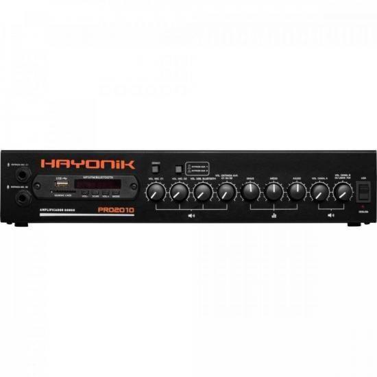 Imagem de Amplificador 200W Com Gongo Versatil Pro 2010 Preto Hayonik