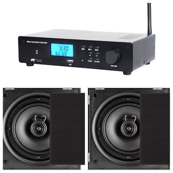 Imagem de Amplificador AAT  BTA-2  ST + 4 Cxs Frahm 6CX 50w Rms  Cor Preto